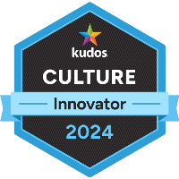 Kudos Best Culture Awards Badge 2024